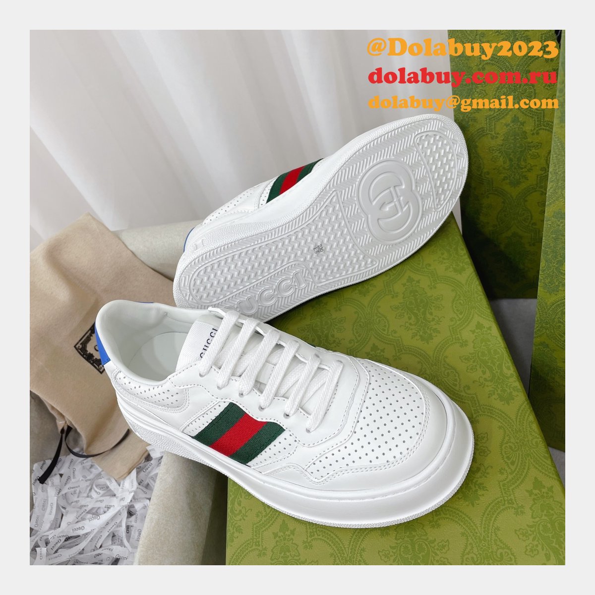 G*u*i replica gg logo shoes online