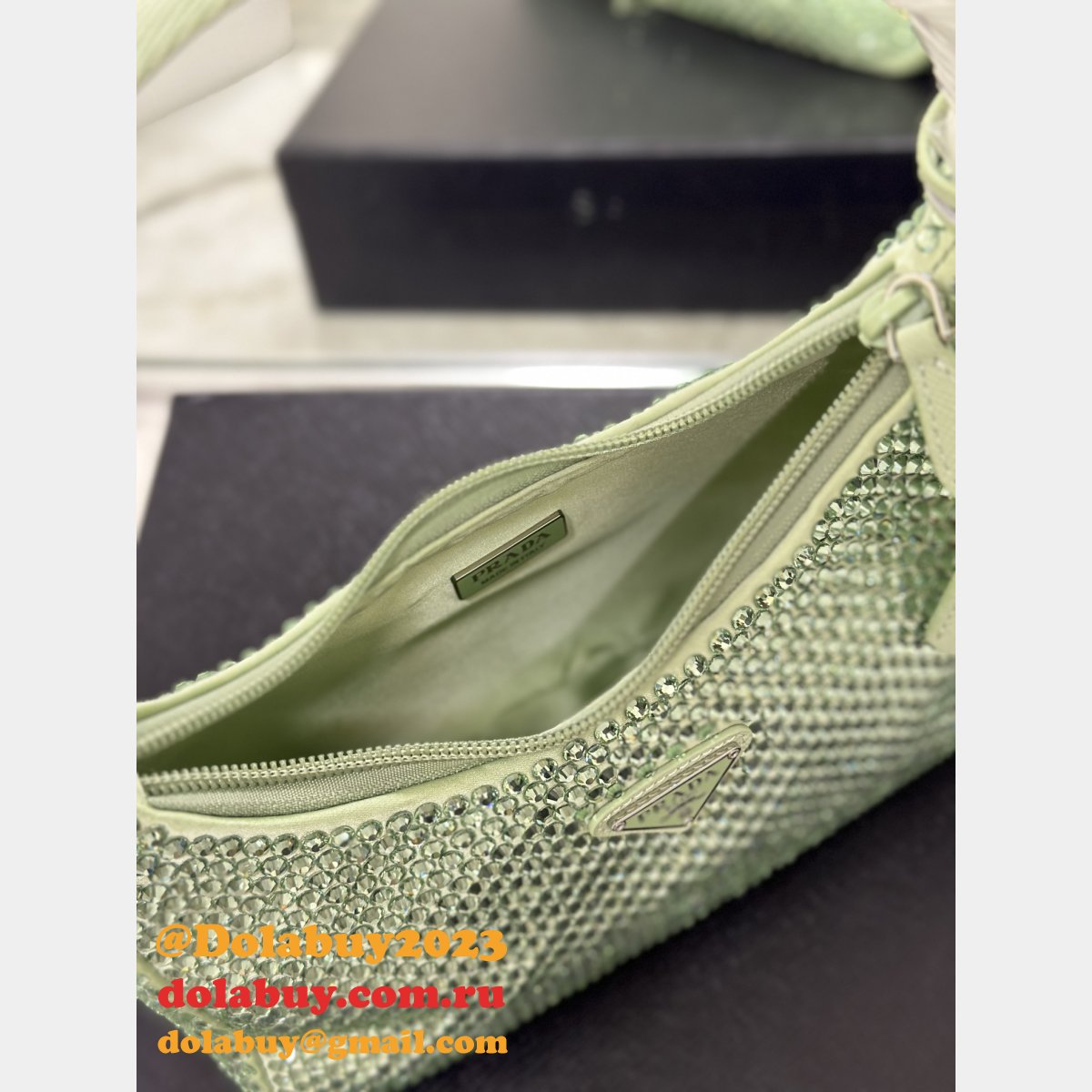 Luxury 1:1 Mirror 1NE515 Prada Hobo Replica Bag Shop Online
