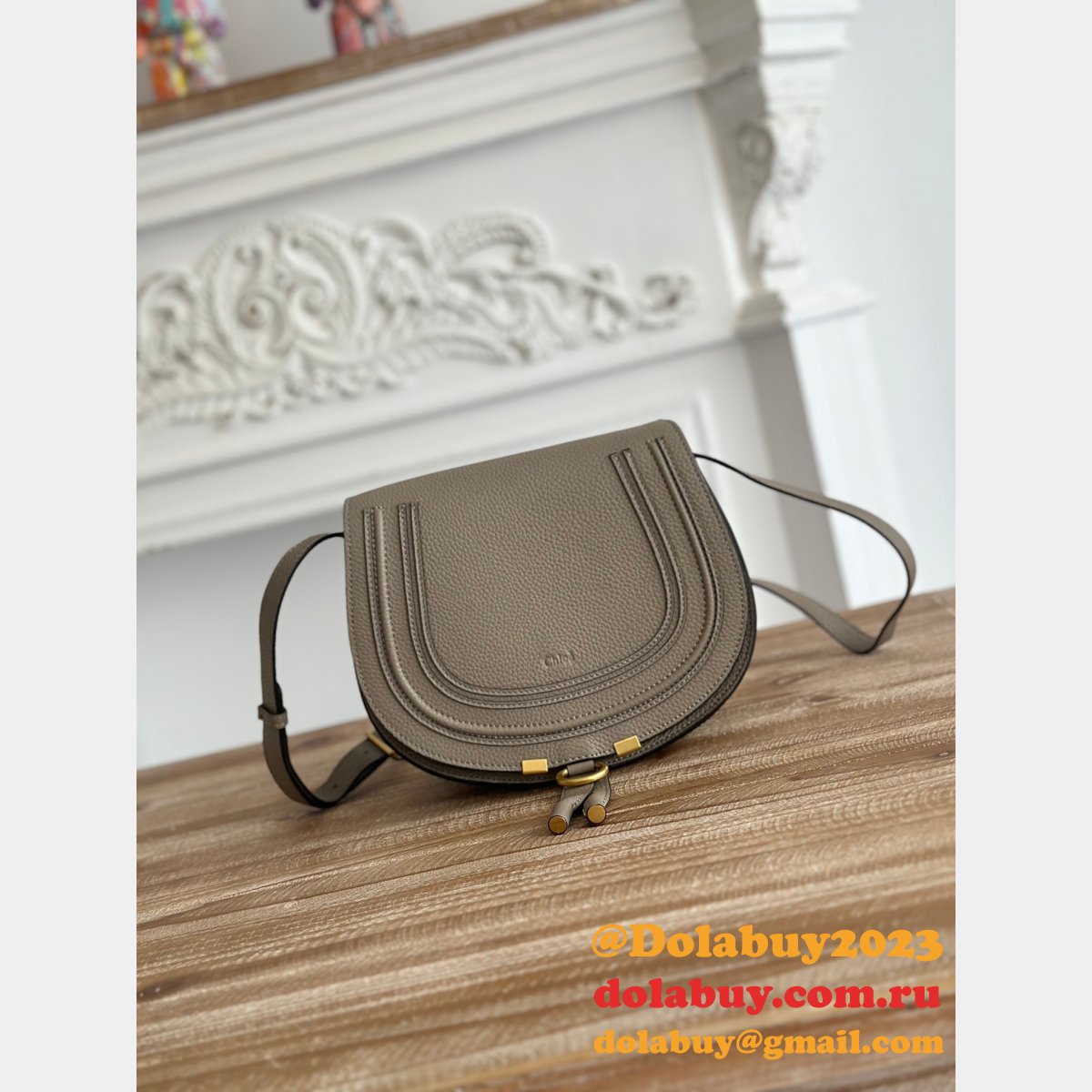 Top Quality Luxury Chloe Marcie Cowhide Handbag