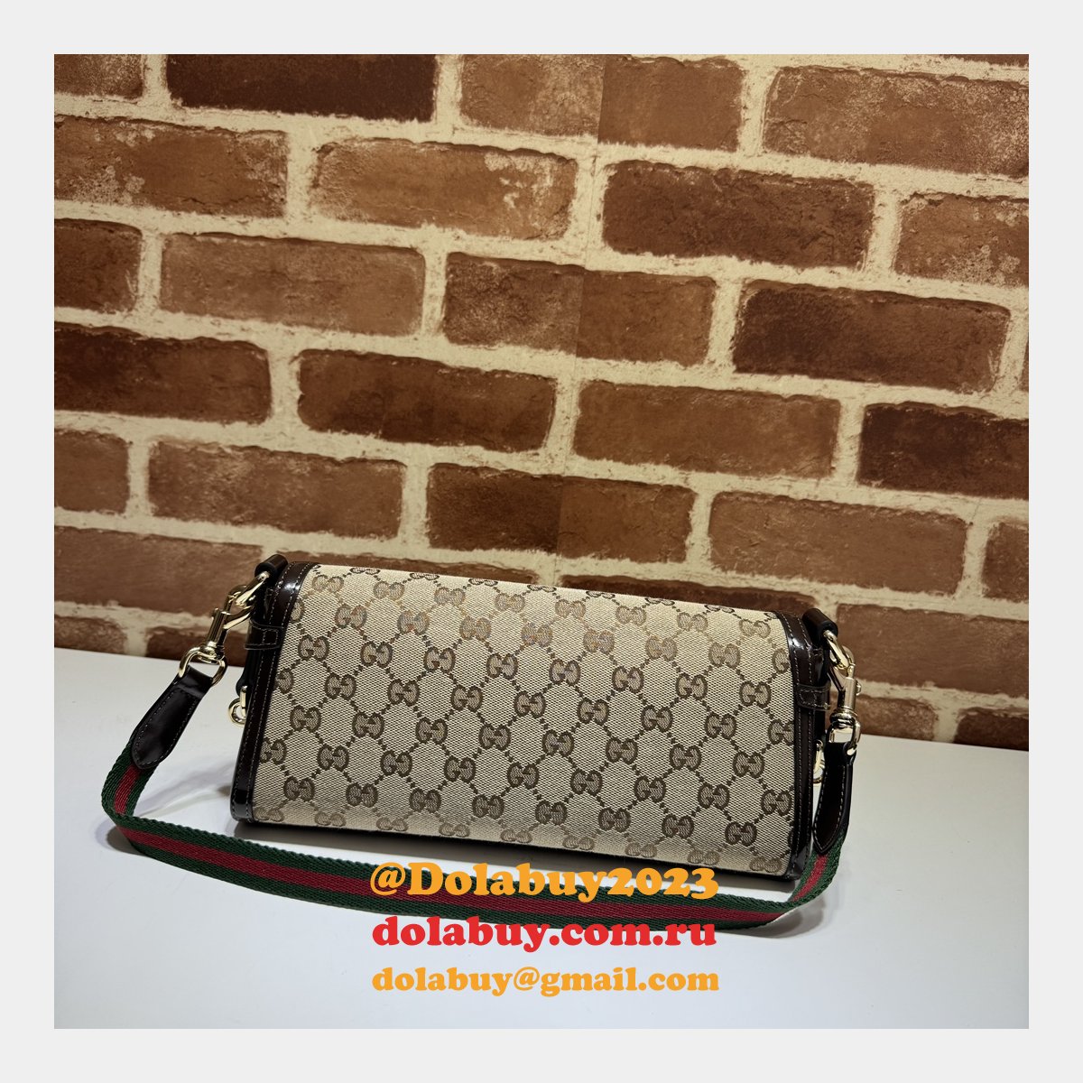 G*u*i designer luce 1:1 mirror 786027 replica shoulder bag