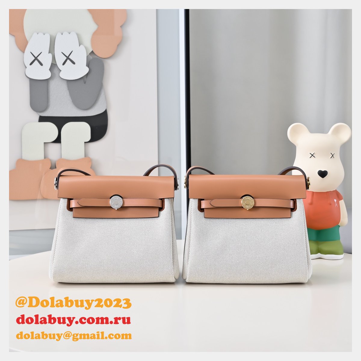 Luxury Hermès Herbag 20CM Replica UK AAAA+ Bags Online