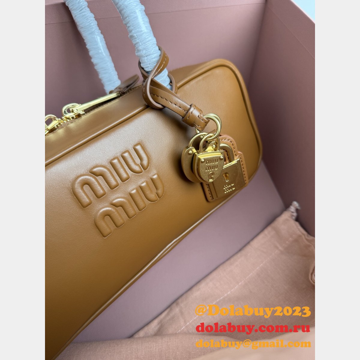 7 Star MIU MIU Beau Leather 5BB173 Bag