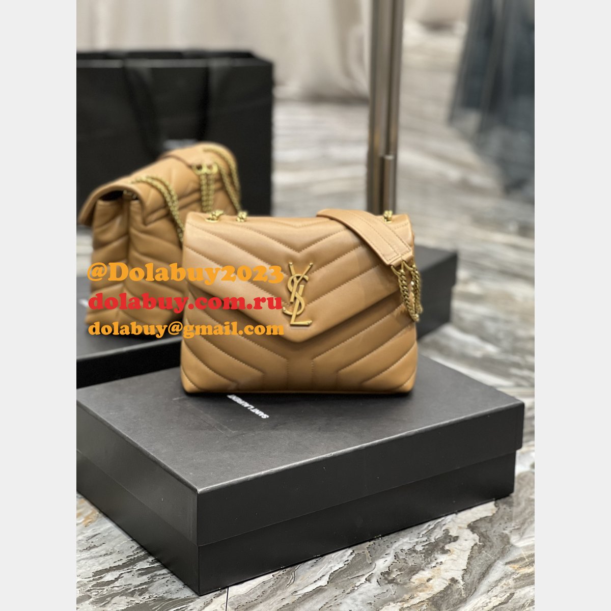 Fashion Perfect YSL LOULOU 494699 SHOULDER BAG 25CM