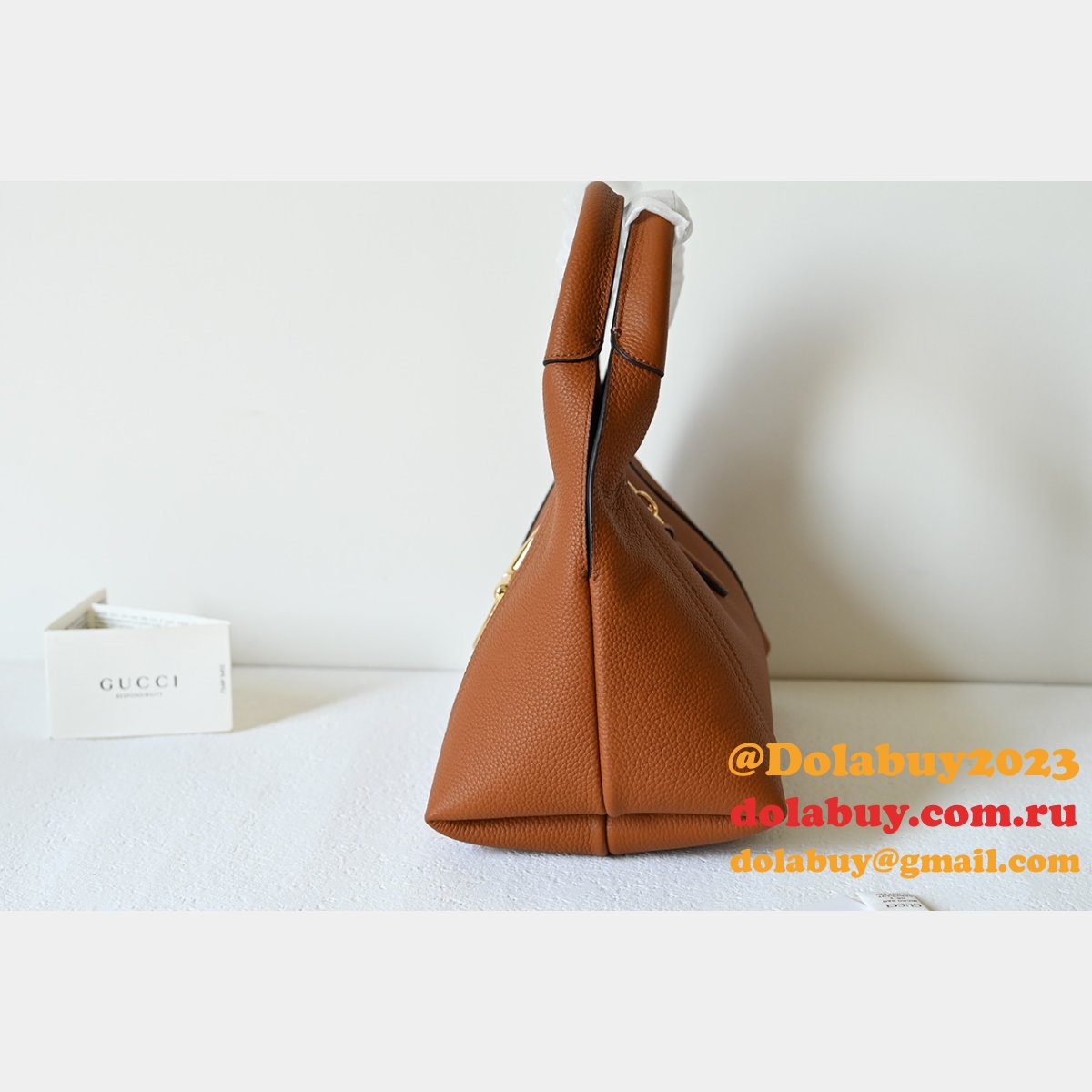 duplicate 837467 G*u*i softbit small shoulder aaa+ black bag