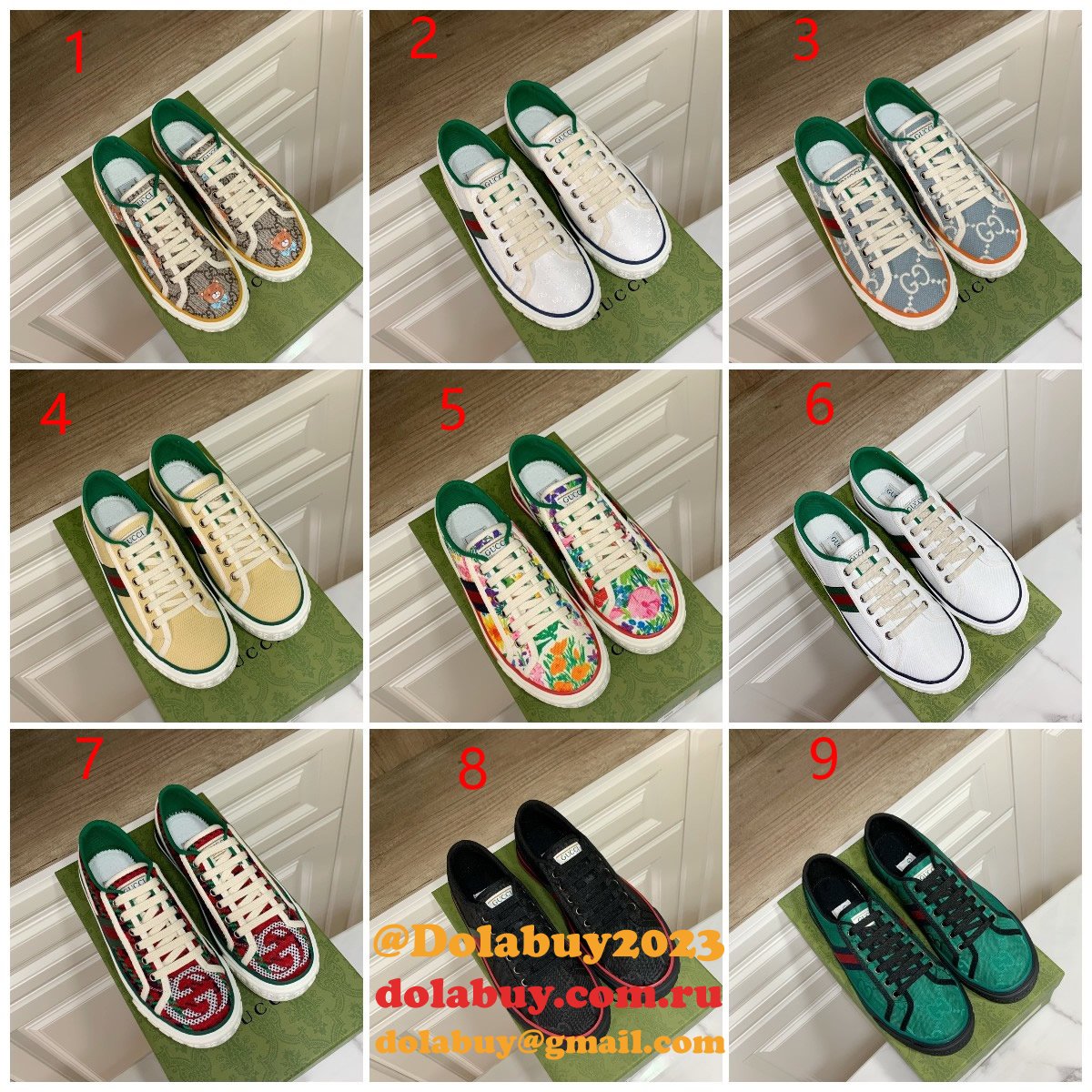duplicate men/women best 1977 G*u*i replica high quality canvas shoes