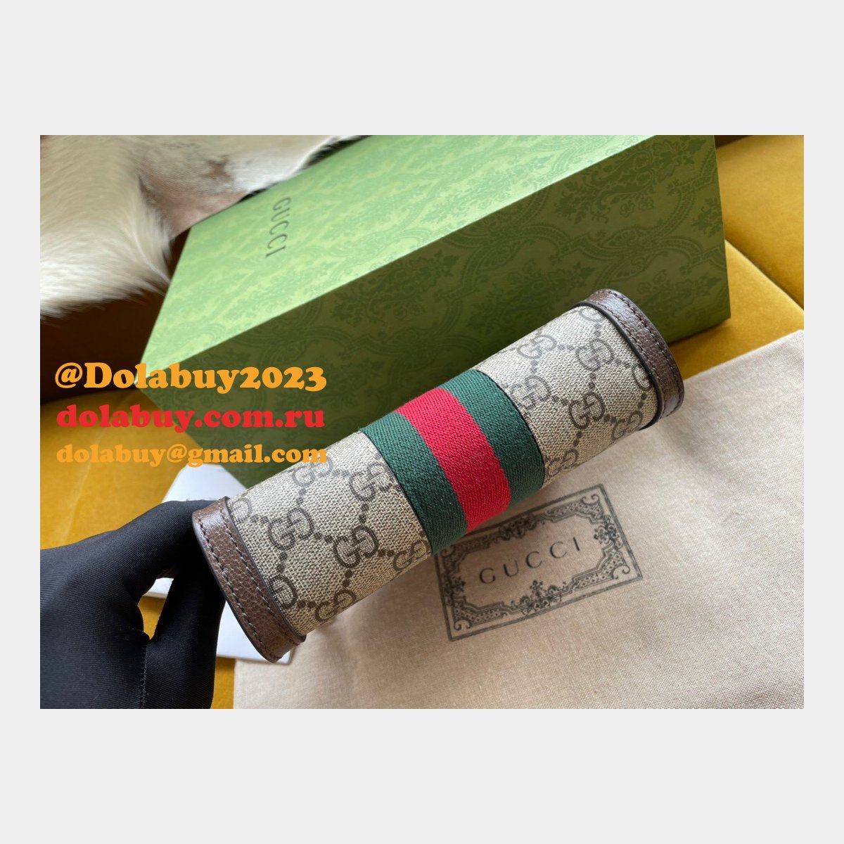 aaa+ G*u*i crossbody fake ophidia mini shoulder 602676 beige bag