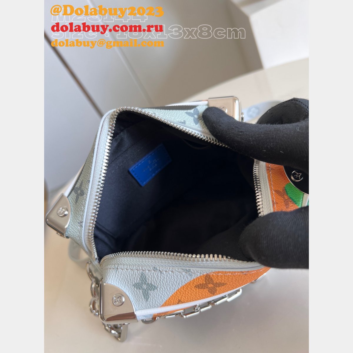 AAA+ Louis Vuitton 1:1 Mirror Soft Trunk Monogram M23144 Men Bag