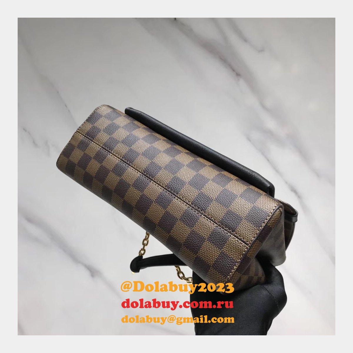 Louis Vuitton Replica Vavin PM Damier Ebene N40113 Browns