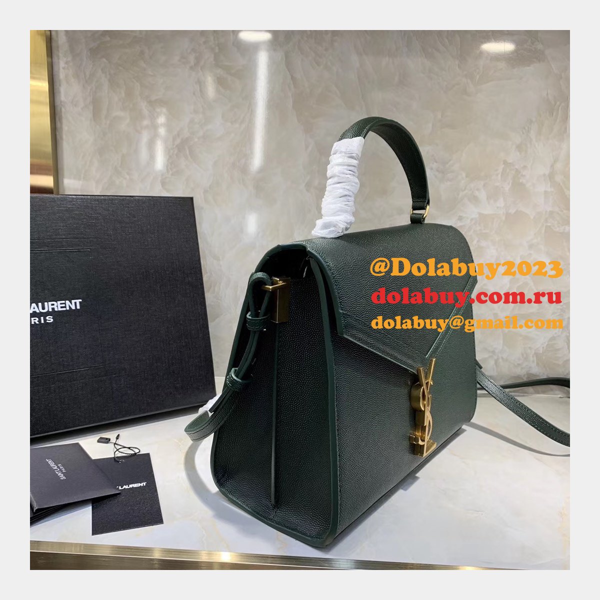 Luxury Replica Saint Laurent Cassandra Top-handle 578000 Bag