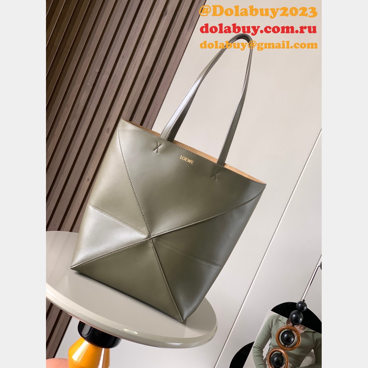 High Quality loewe puzzle Fold Medium tote bag 31CM
