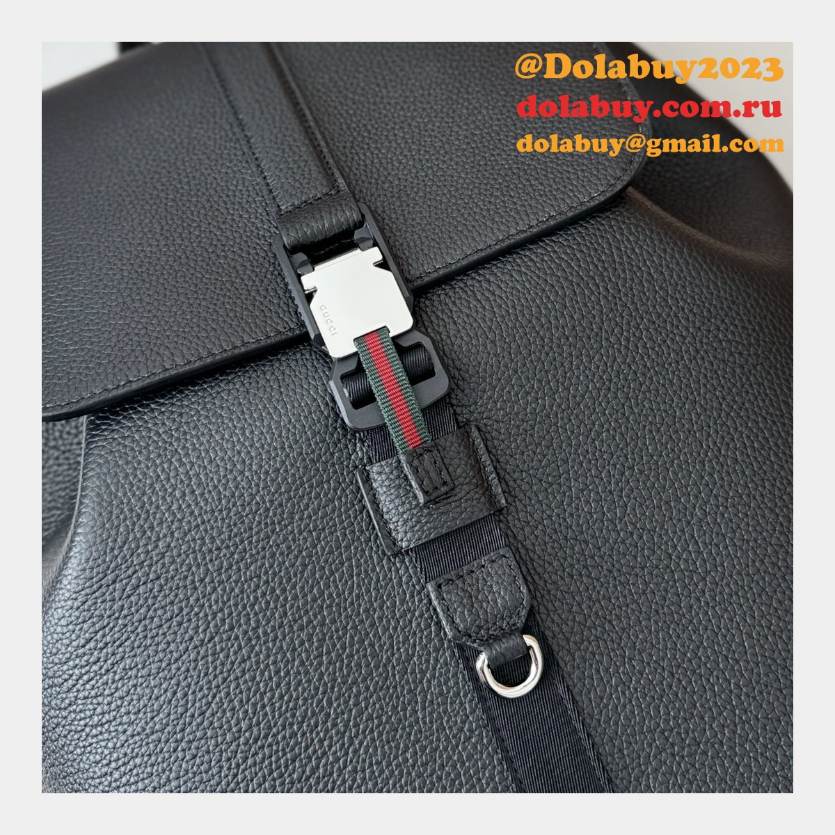 luxury replicas large backpack G*u*i mens 816750 black bag