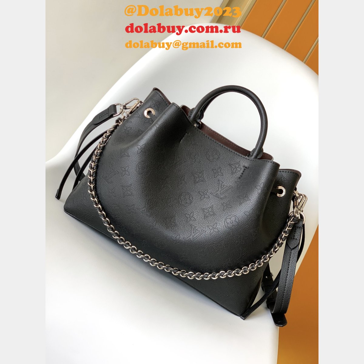 Best Louis Vuitton Knockoff M59200 Bella Tote Mahina Bag