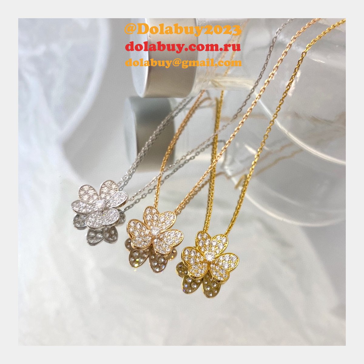 Fashion VCA Designer necklace Inspired