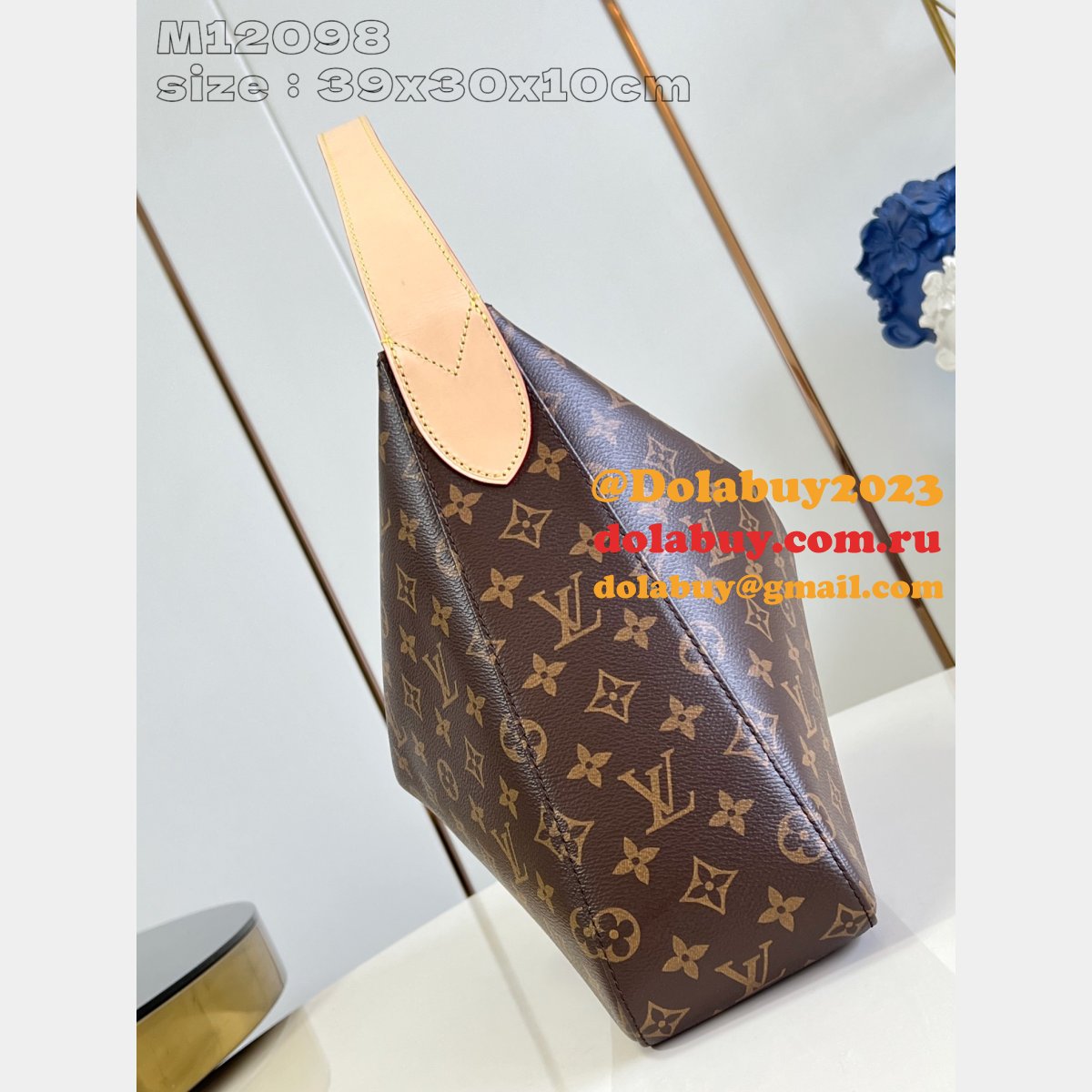 Replica Louis Vuitton Slouchy MM Monogram Perfect New M12098 Bag