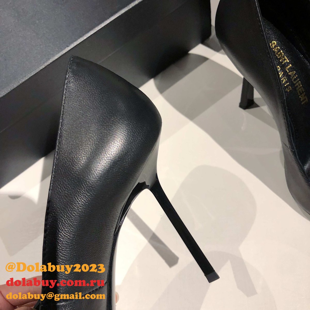 Top Quality SAINT LAURENT KNOCKOFF Pumps In Patent Leather