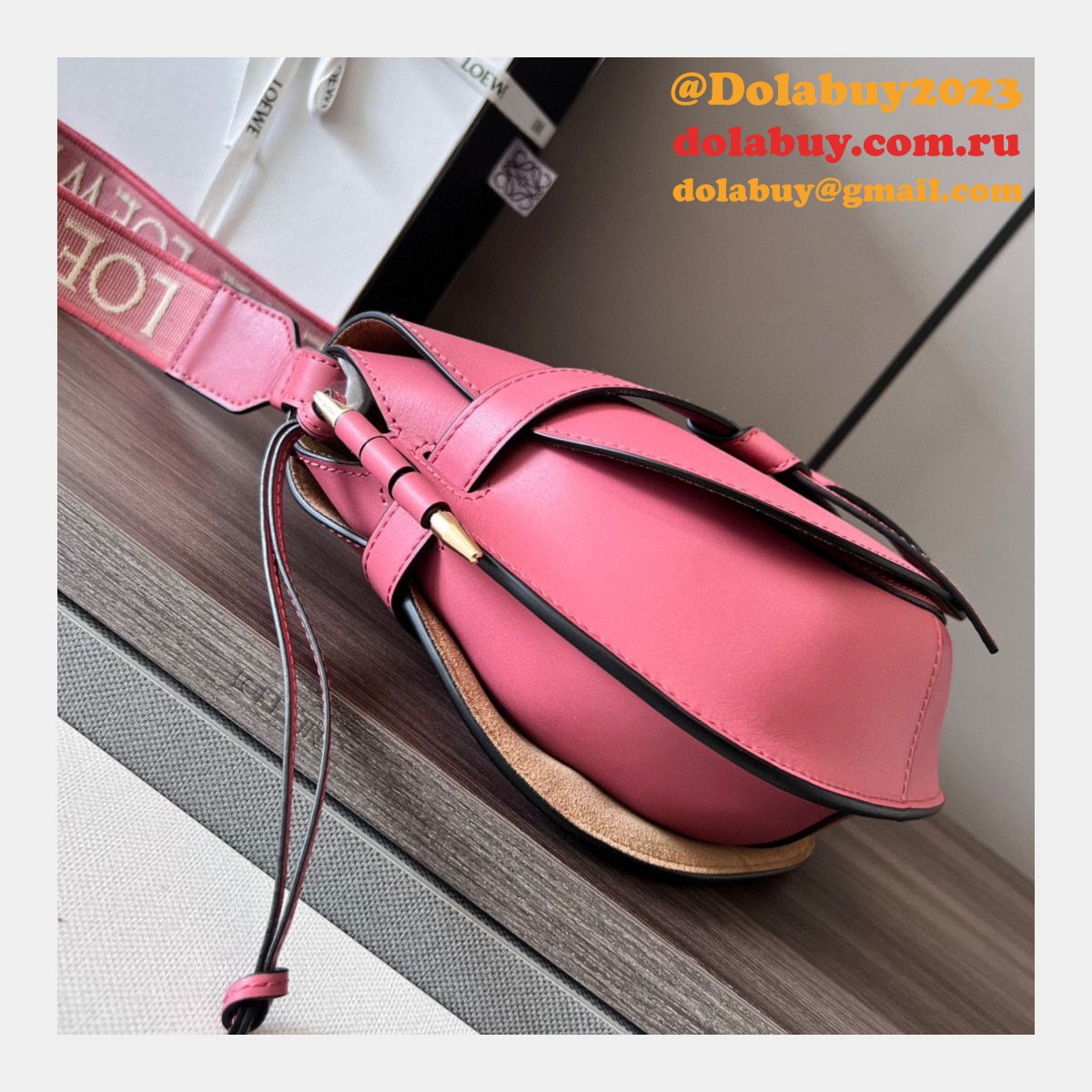 Best 1:1 Wholesale Mirror LOEWE GATE HADNBAG 25MM