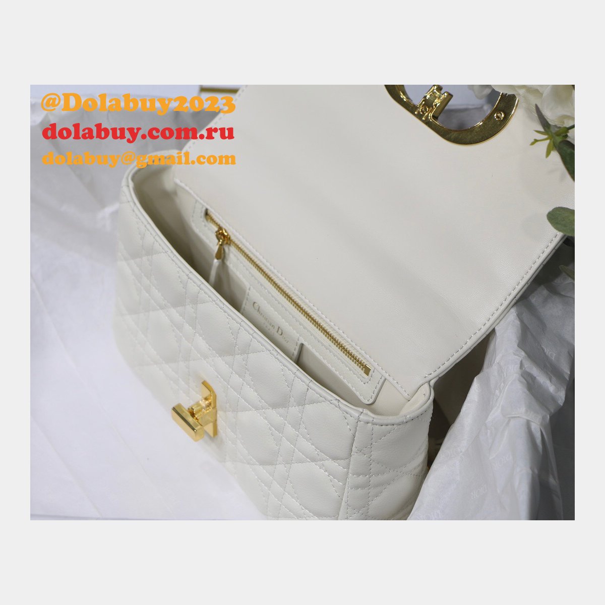 Dior Top Quality white Debuts the New Caro Bag