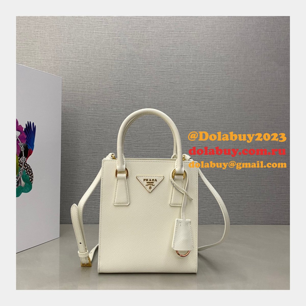 TOP PRADA SAFFIANO KILLER BAG FASHION 1BA358