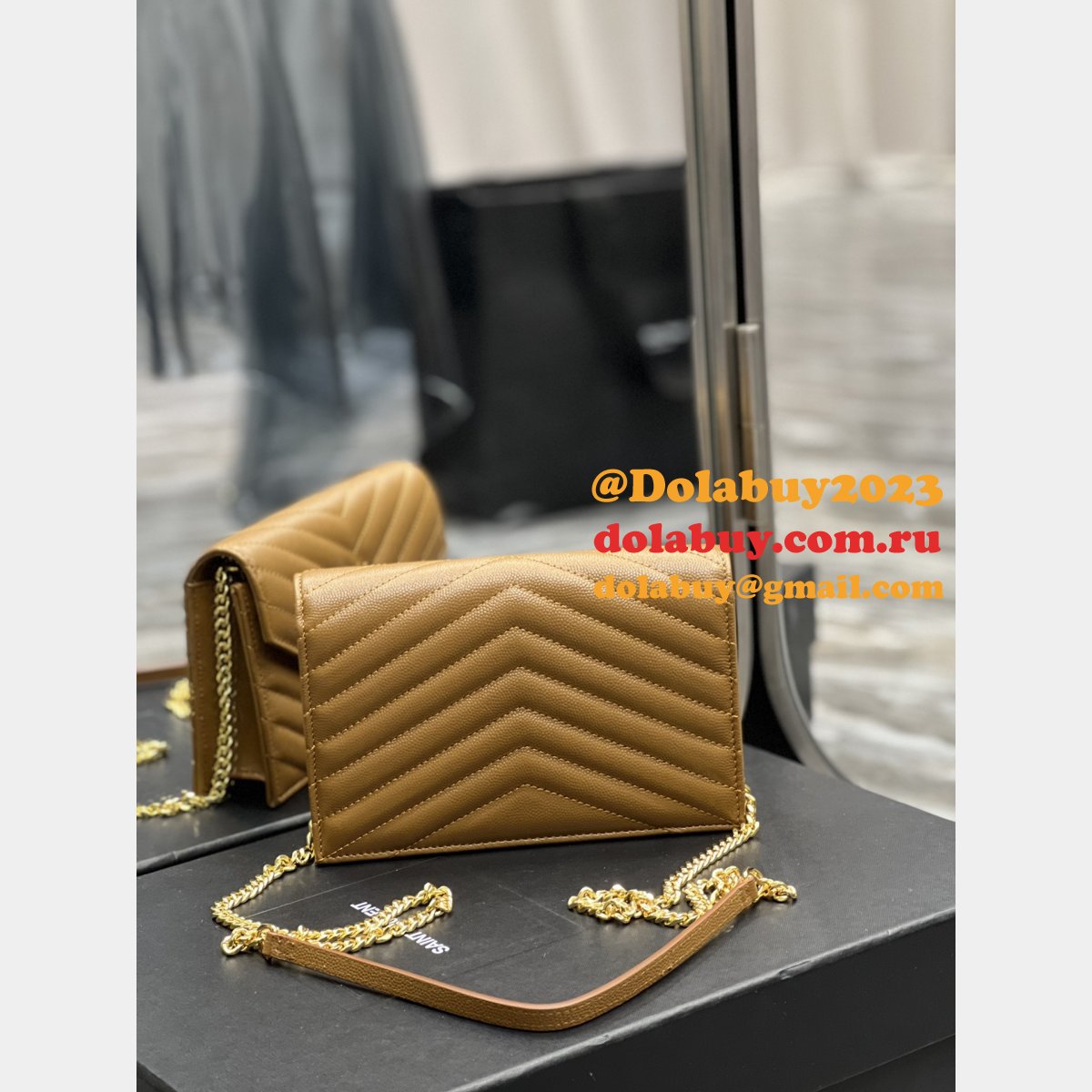 Replica YSL Saint Laurent Monogram 393953 Woc Wallet Fashion Bag