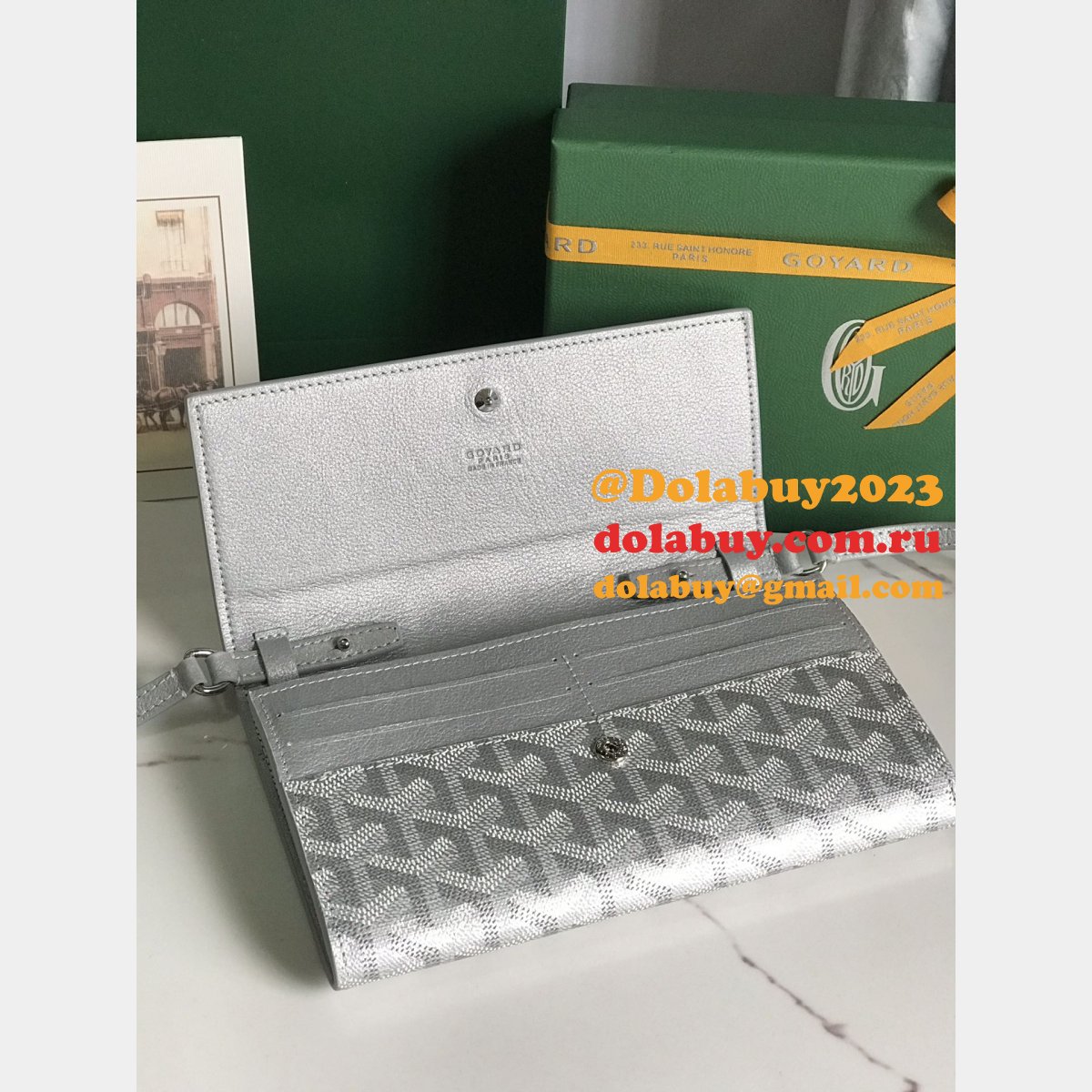 1:1 Mirror Goyardine 02019 Goyard Varenne Replica Wallet