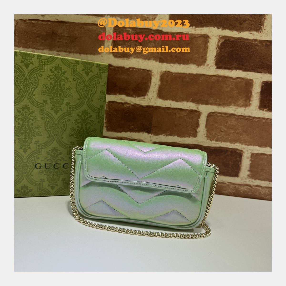 perfect 476433 gg marmont super G*u*i 7 star inspired bag