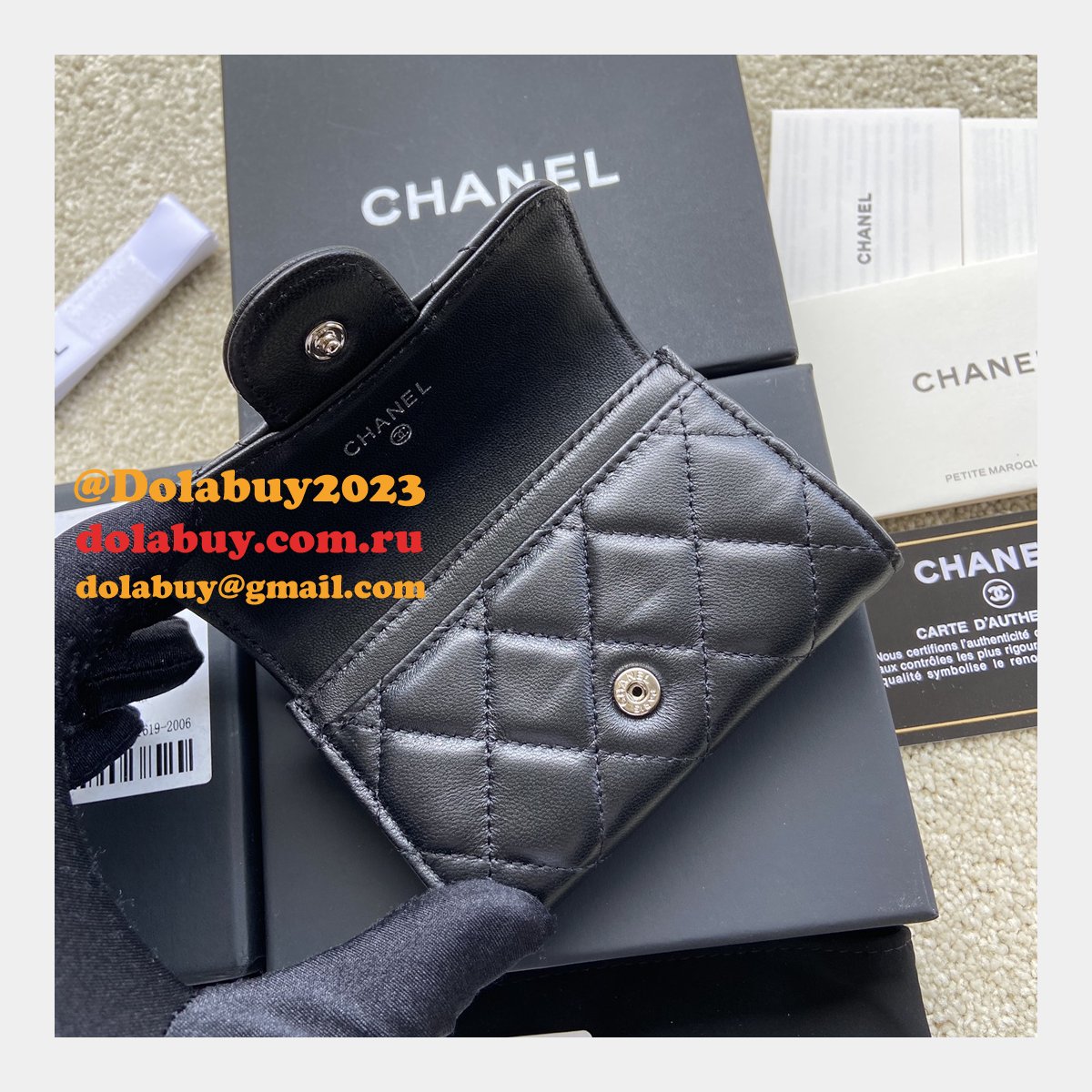 Wholesale CC Best Card Holder A80799 black color