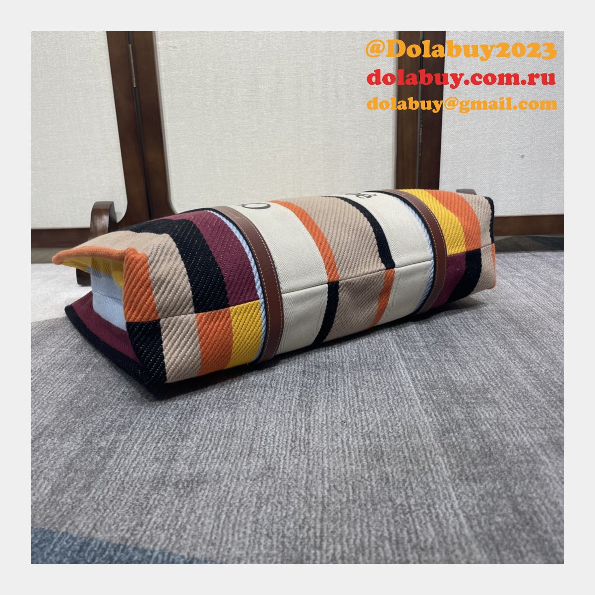 Top Quality Chloe Woody Rainbow Designer Bag