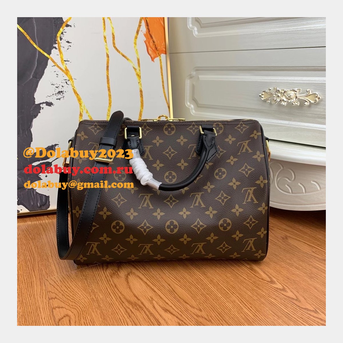 Louis Vuitton Replica M45501 Speedy 30 Monogram Brown