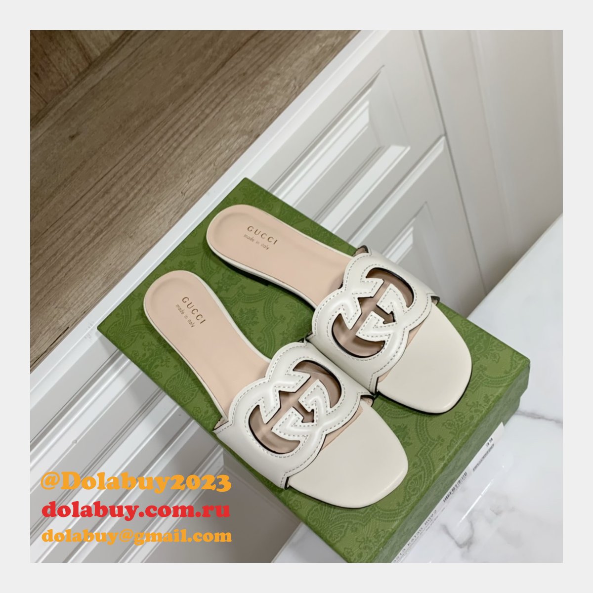 replica G*u*i designer shoes outlet flat slippers sale