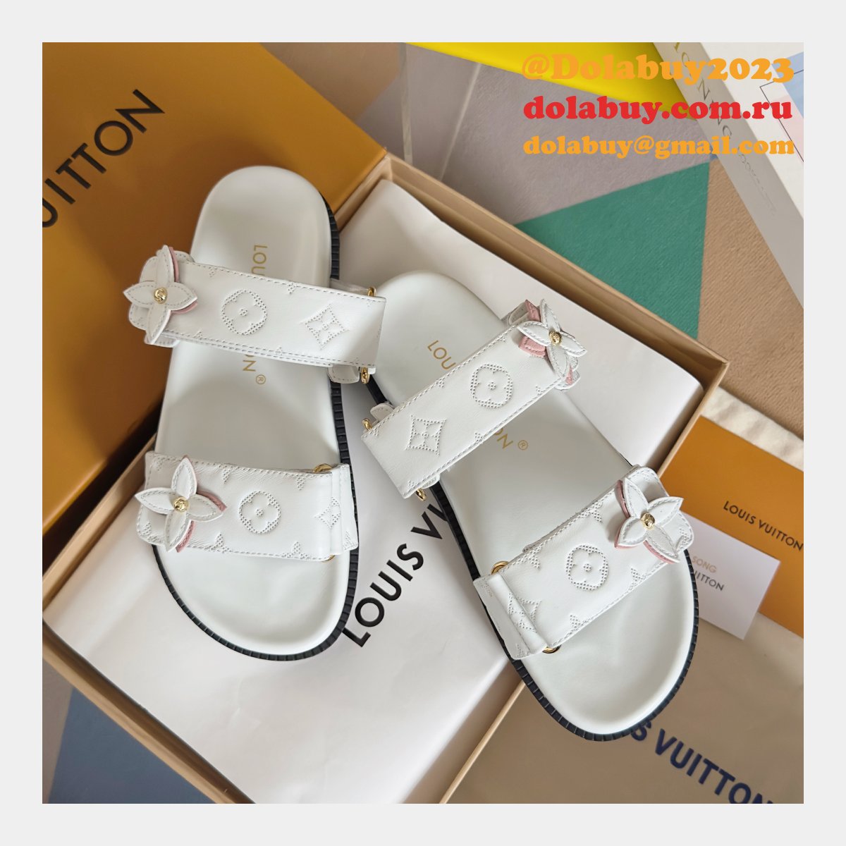 Top Quality LV Sunset Flat Comfort Mule