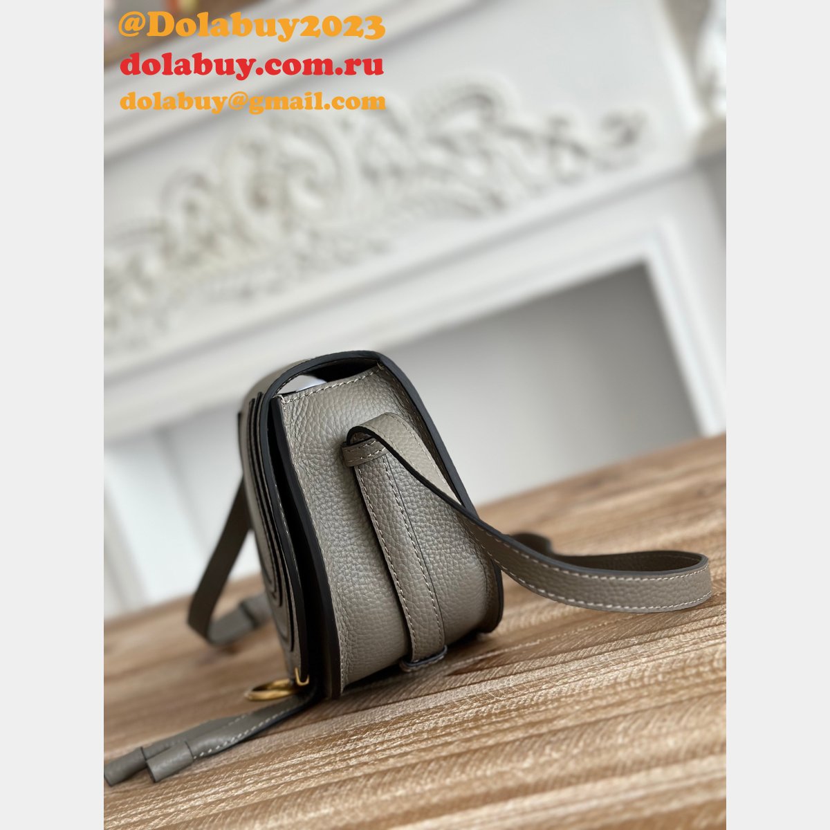 Top Quality Chloe Marcie Cowhide 1:1 Mirror Handbag