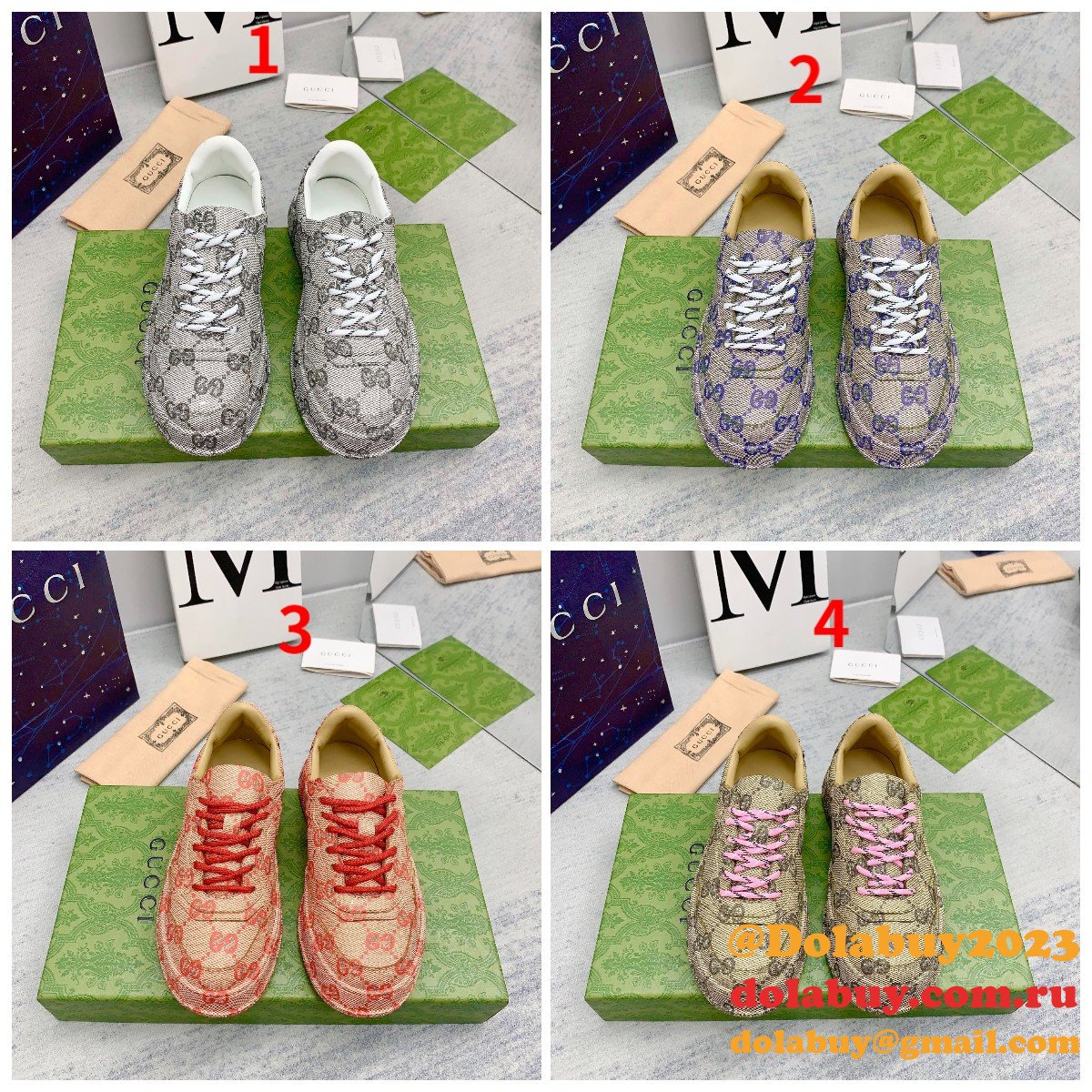 designer replica G*u*i biscuit classic presbyopia shoes