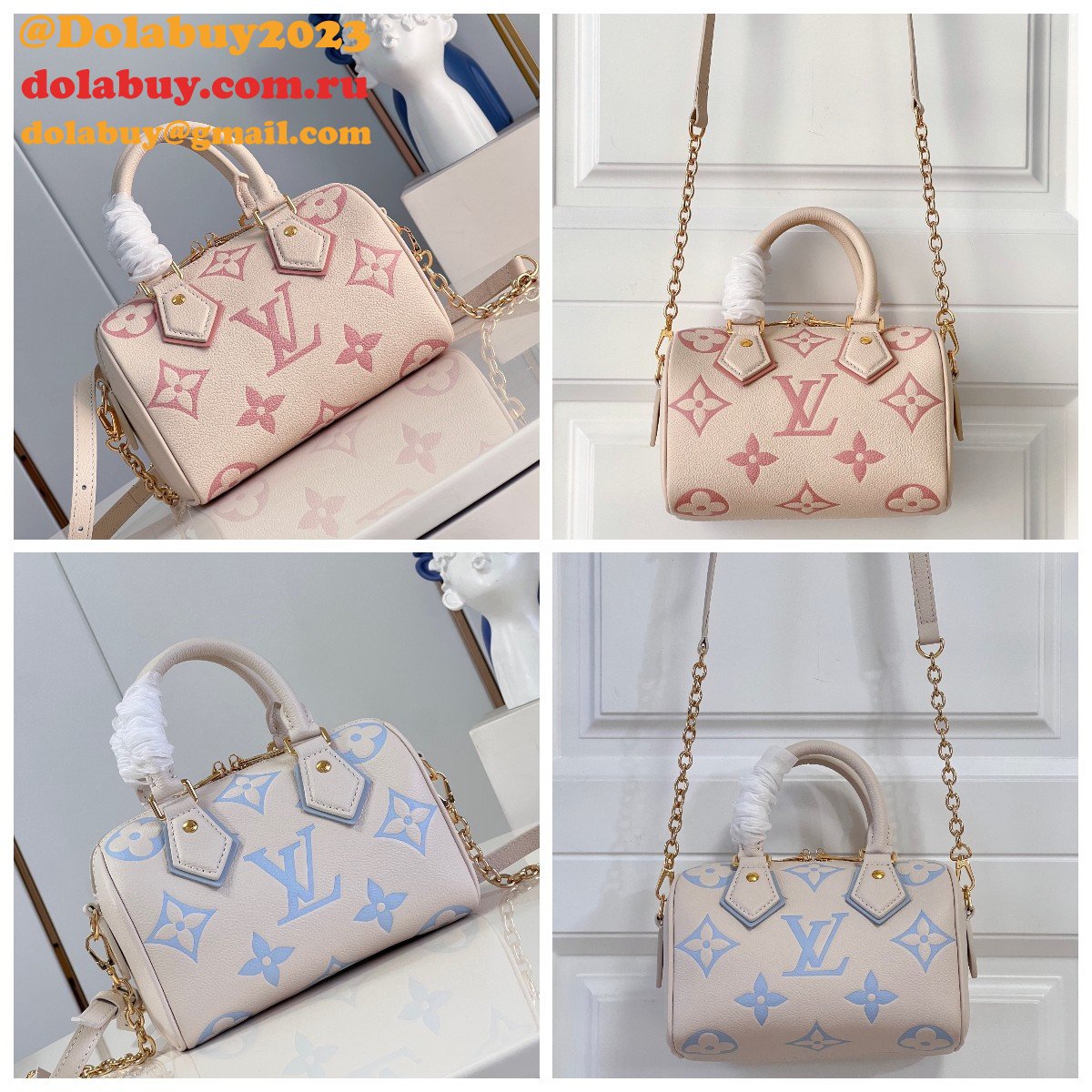 1:1 Mirror Speedy Bandoulière 20 M46596 Fake Louis Vuitton Bag