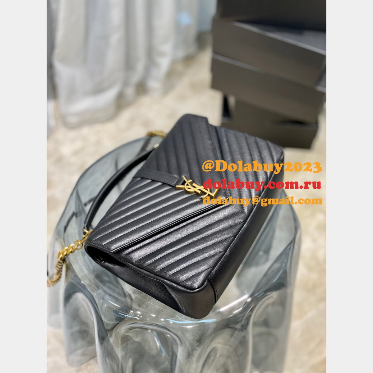 Wholesale Saint Laurent Replica College 487212 Shoulder Bag