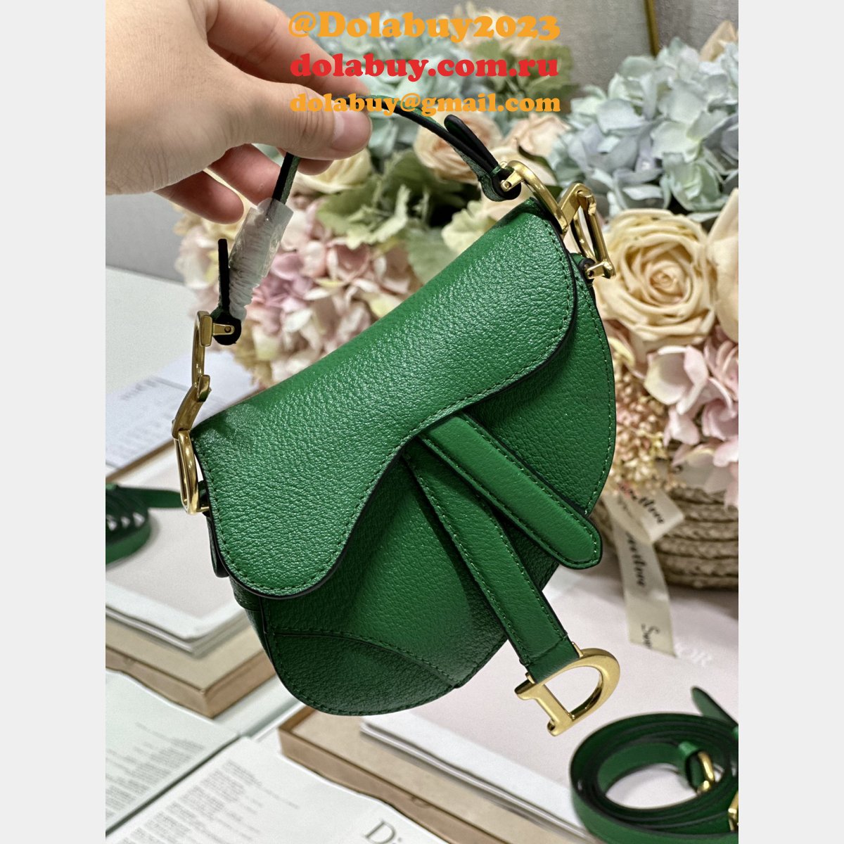 Where to Buy Dior 3067 Maria Grazia Chiuri Saddle Fake Bag Online mini