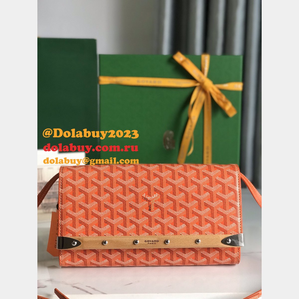 Monte-Carlo 020178 Designer Goyard Clutch Fashion Replica Bag