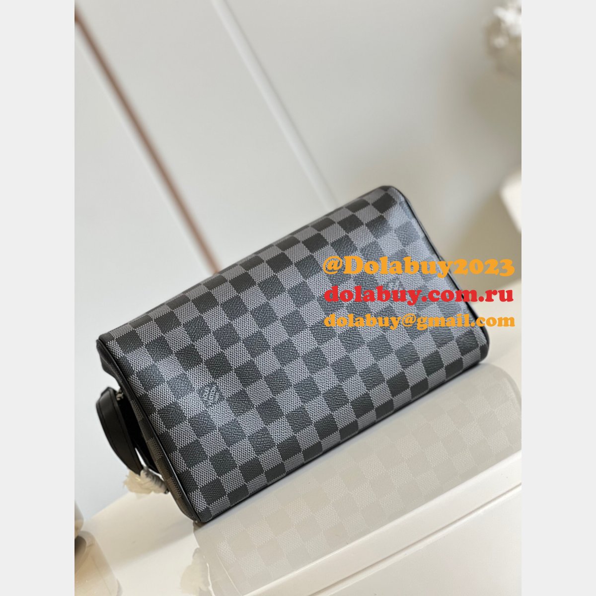 UK Louis Vuitton Wholesale M44494/N40127 Dopp Kit Toilet Pouch Canvas