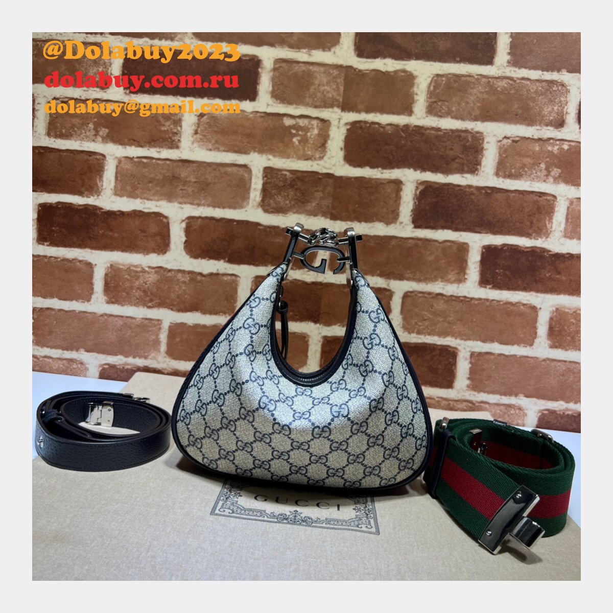 luxury G*u*i wholesale attache 699409 shoulder fake bag