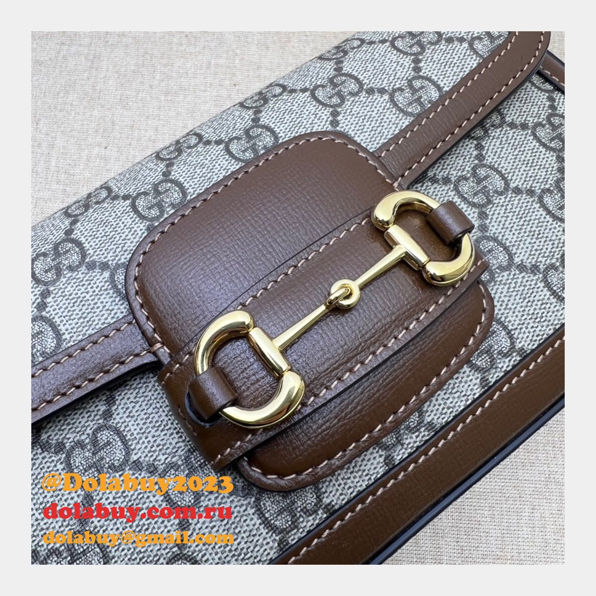 G*u*i designer horsebit 1955 shoulder chain 735178 7 star bag