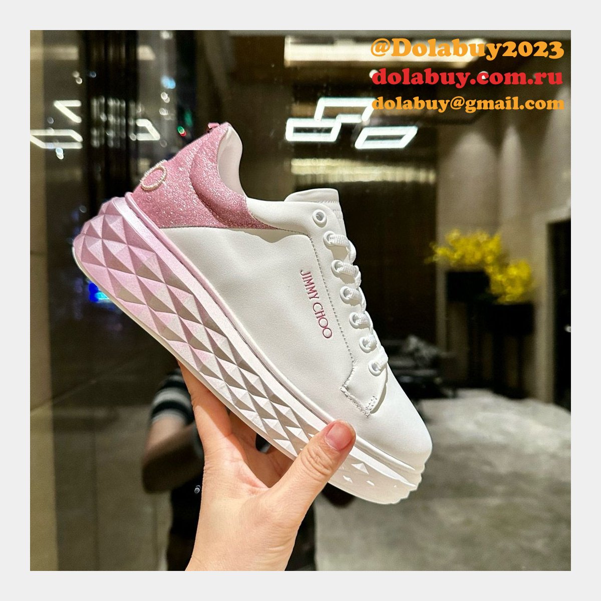 Designer Jimmy Choo Luxury Casual 7 Star Replica Shoes