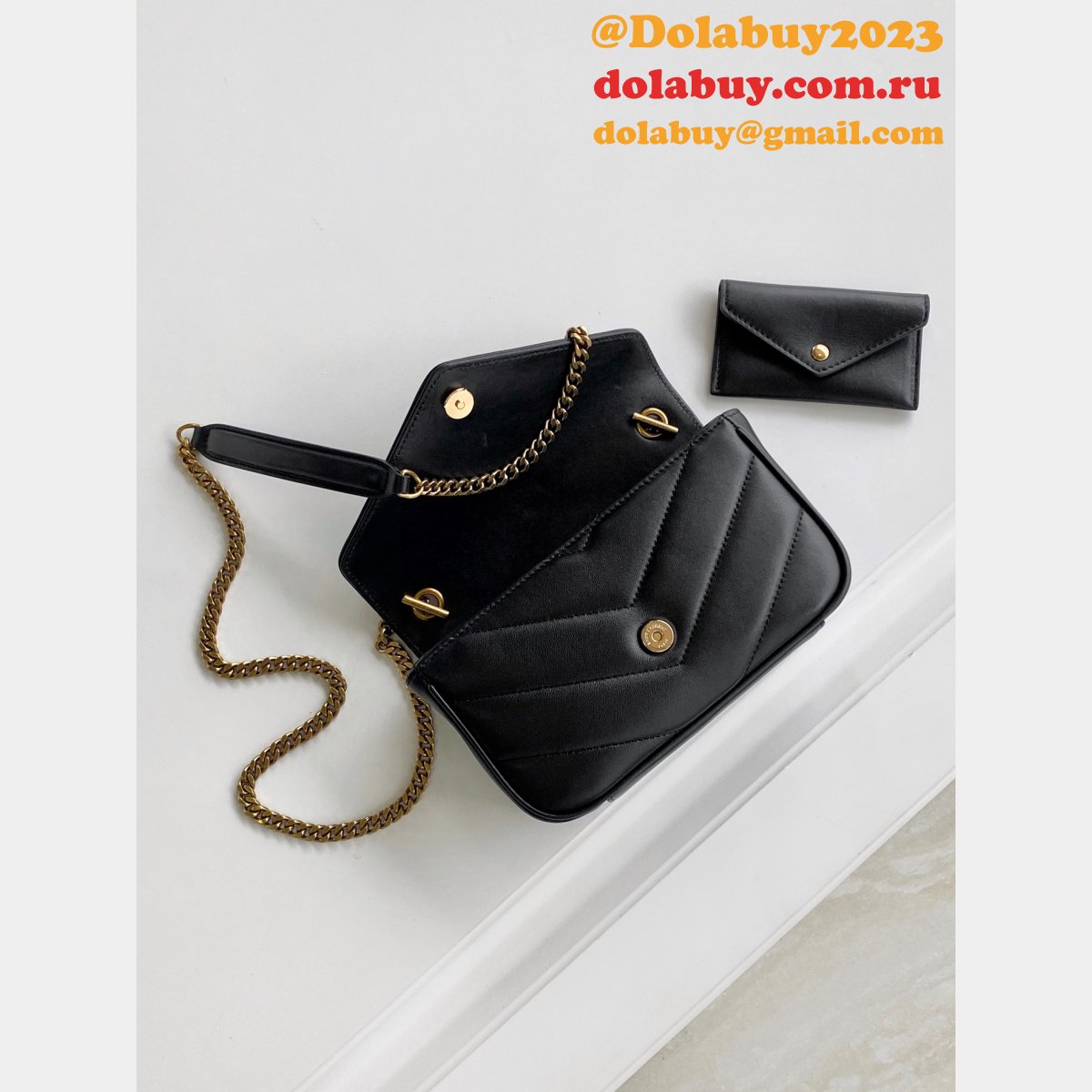 Top Quality Saint Laurent New LouLou HANDBAG 20/24/29cm Black