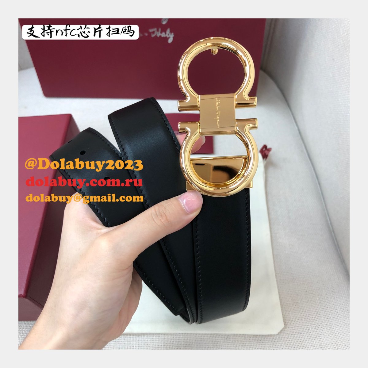 High Quality 7 Star FERRAGAMO 35MM BELT