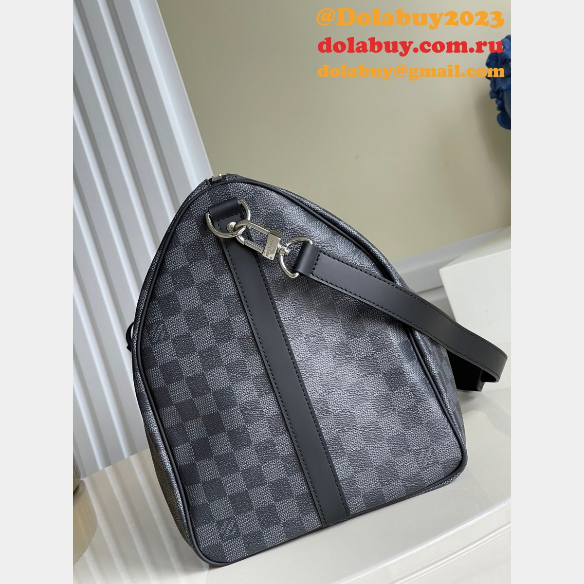 Louis Vuitton 7 Star Keepall Bandoulière 50 Damier Graphite Canvas N50016