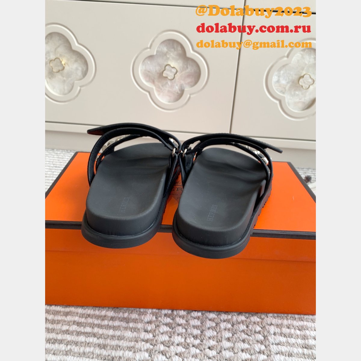 Duplicate Hermes Casual Chypre Sandal
