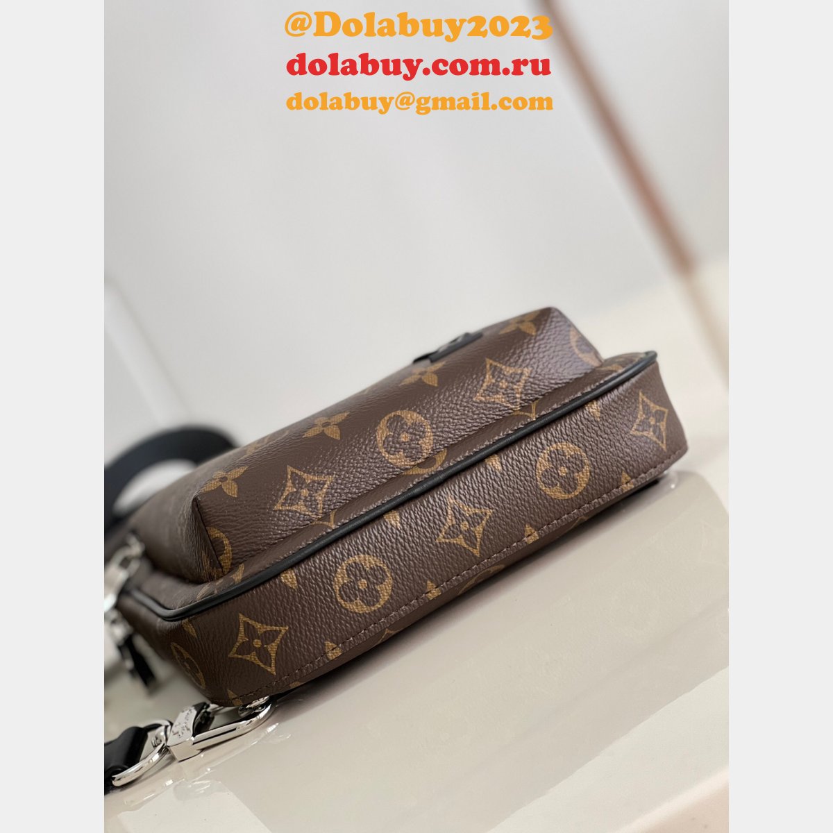 Wholesale Fake Louis Vuitton Avenue M46327 Slingbag Monogram Macassar Canvas