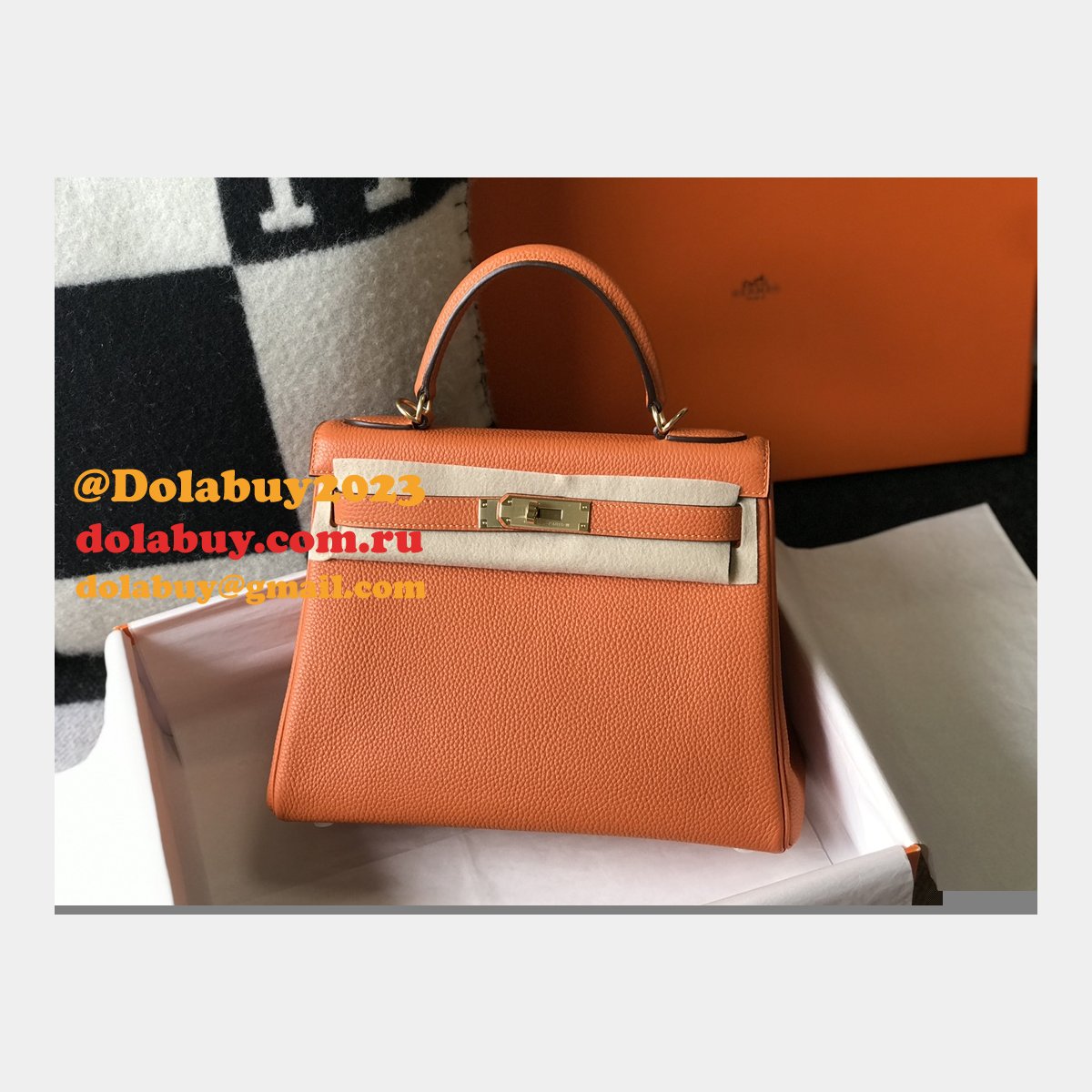 High Quality Customize Hermes Kelly 25MM/28MM TOGO LEATHER For Sale