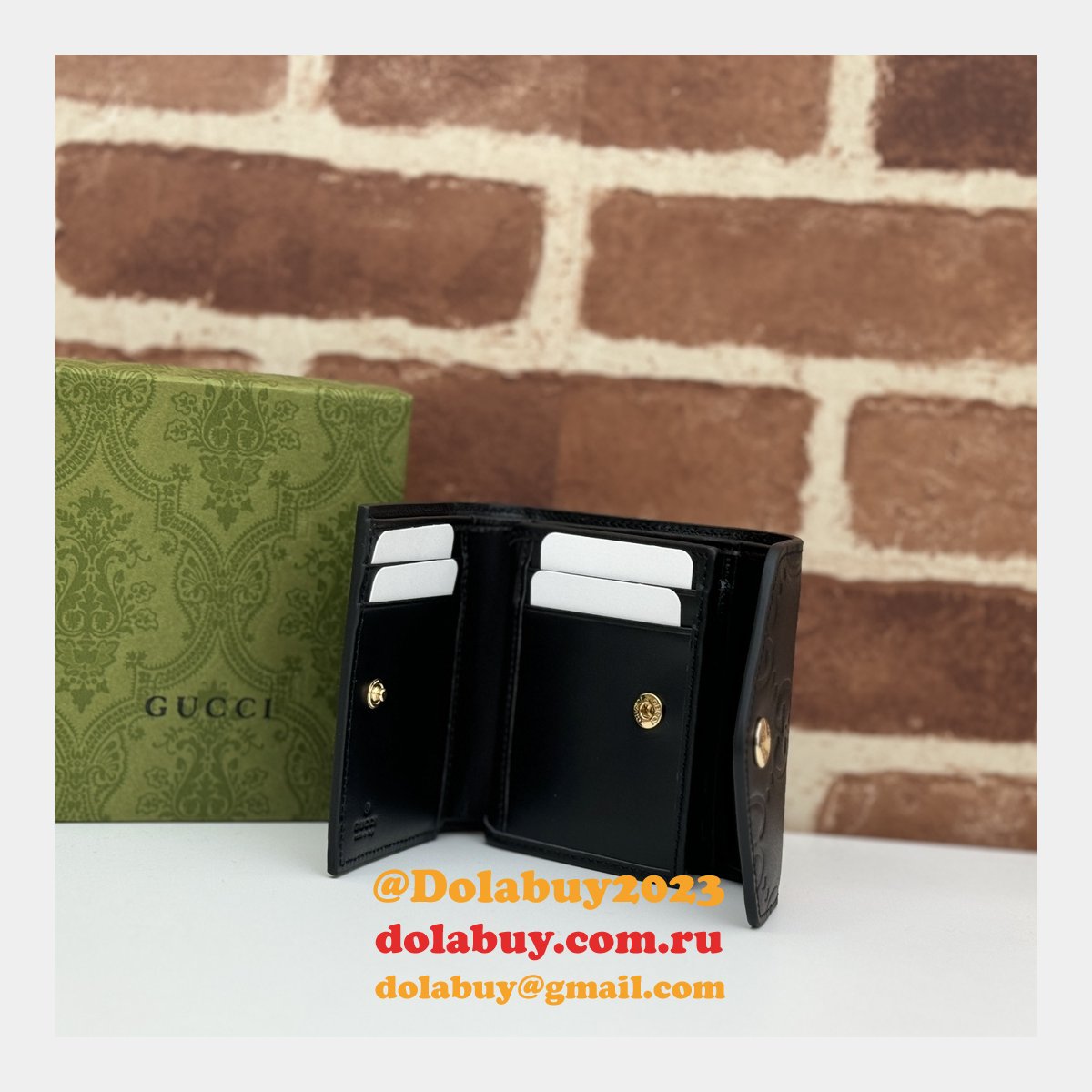 Gucci Knockoff GG Compact High Quality 772793 Wallet