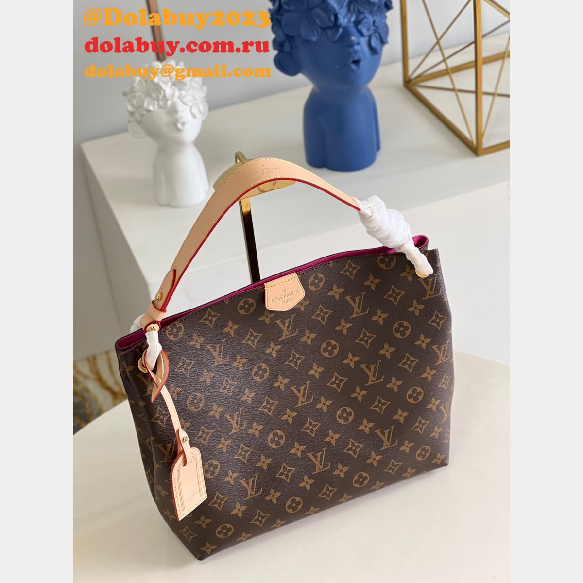 Replica Louis Vuittons M43703/M43701 Graceful PM Bag Monogram