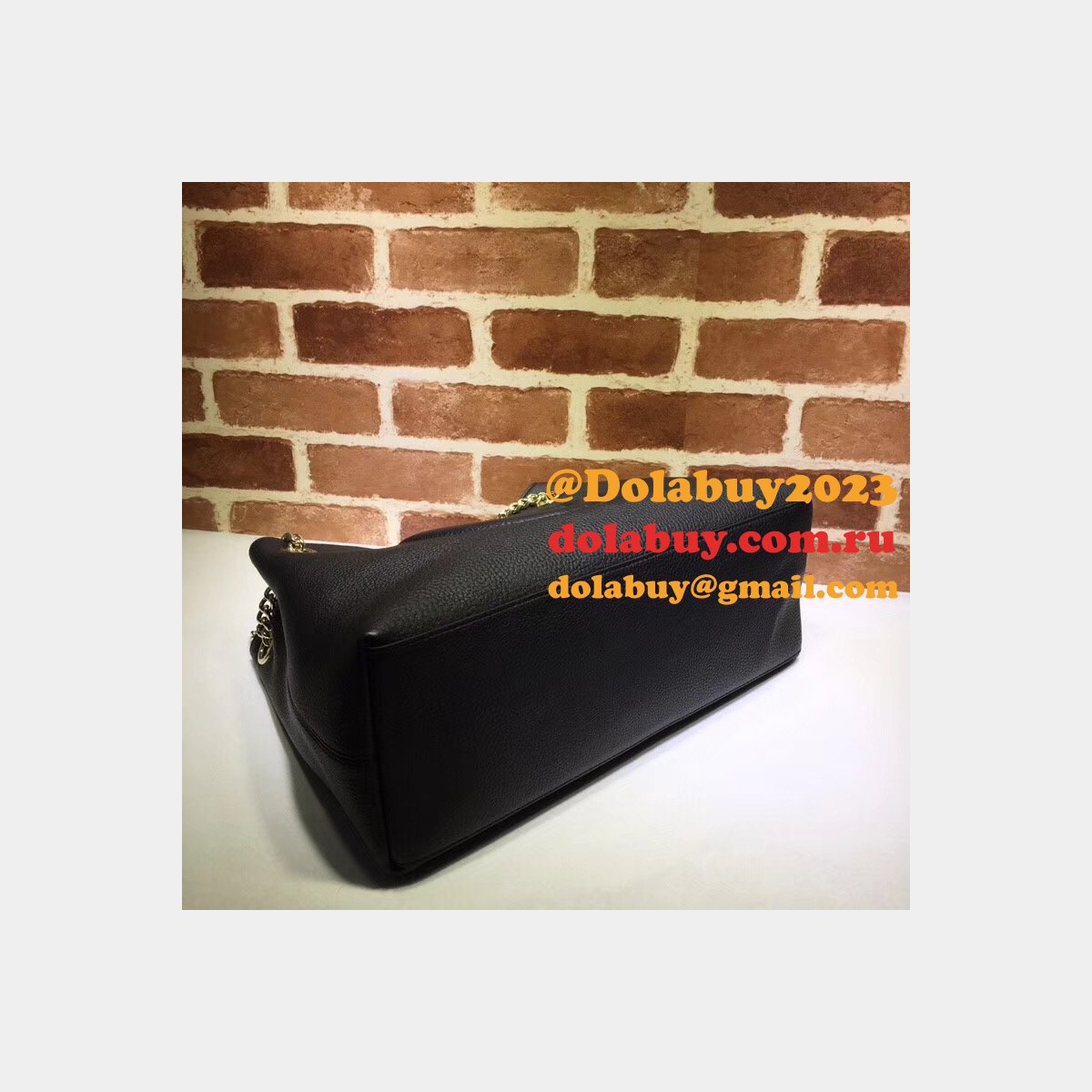 7 star G*u*i replica soho leather shoulder 308982 bag