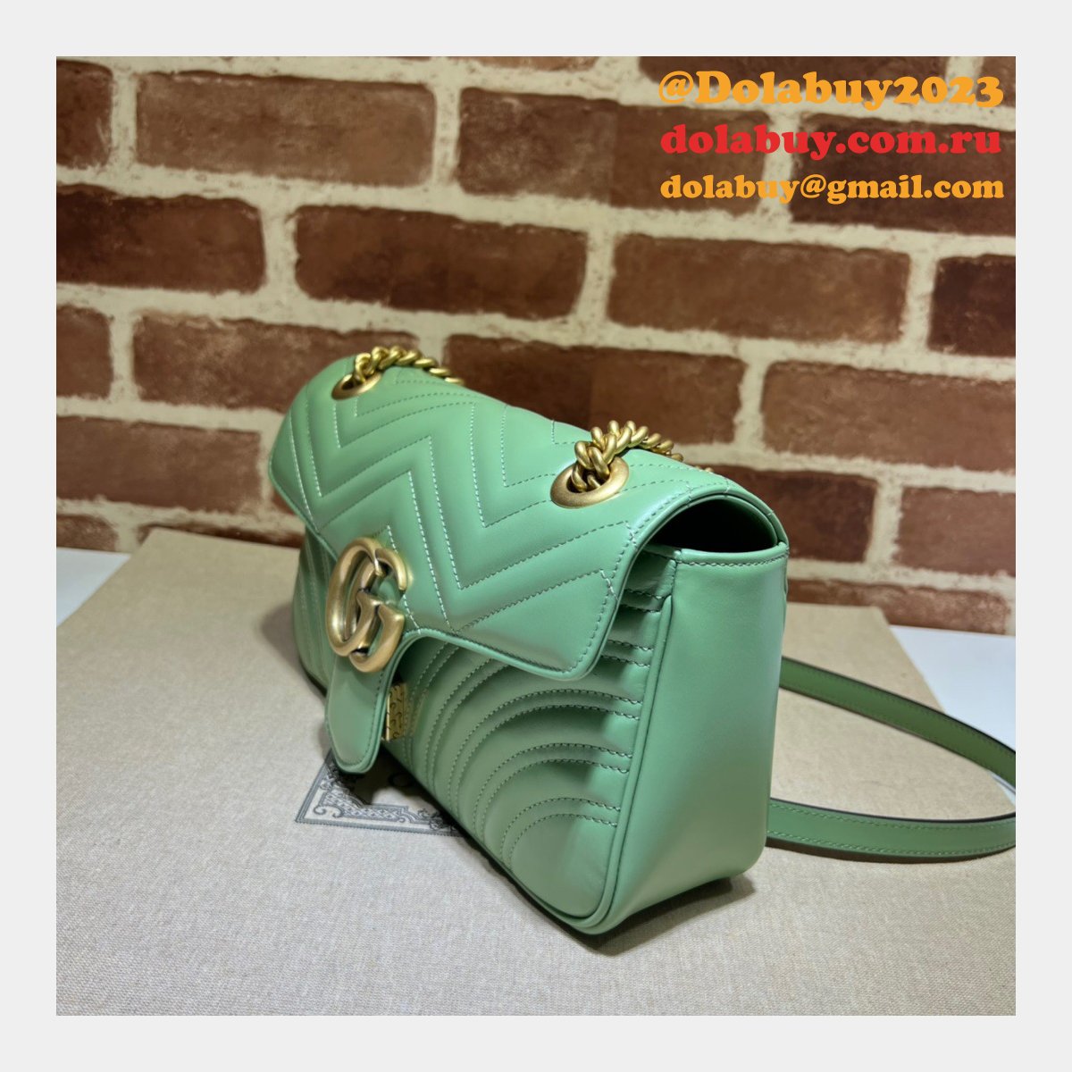 7 star G*u*i aaa replica 443497 gg marmont shoulder bag